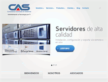 Tablet Screenshot of cas.mx