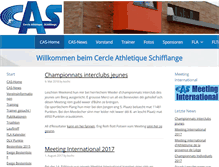 Tablet Screenshot of cas.lu