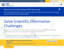 Tablet Screenshot of cas.org