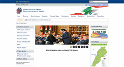 Desktop Screenshot of cas.gov.lb