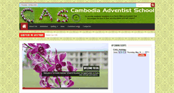 Desktop Screenshot of cas.edu.kh