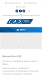 Mobile Screenshot of cas.com.mx